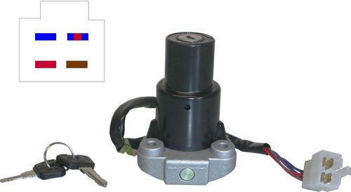 Ignition switch 4wire - 4wire, yamaha