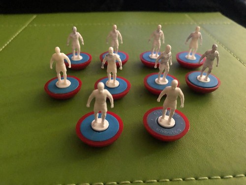 Subbuteo outfield players.