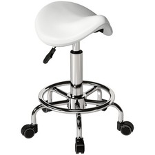 Homcom saddle chair rolling - chair,,