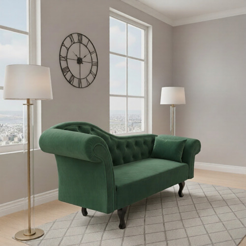 Antique tufted chesterfield - tufted,