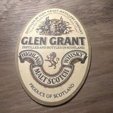 Glen Grant Whisky, Aberlour, Scotland…..1981 Whisky Beer Mat