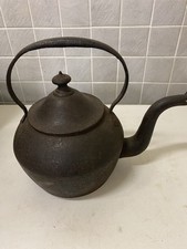 Large Vintage Cast Iron Kettle