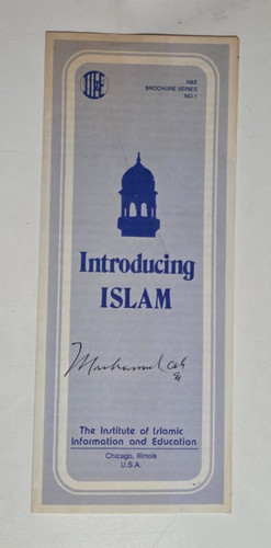 Signed muhammad ali - signed,