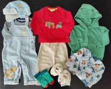 Baby Boy 6-9 Months Autumn / Winter Clothing Bundle -Inc Christmas Top & Shoes