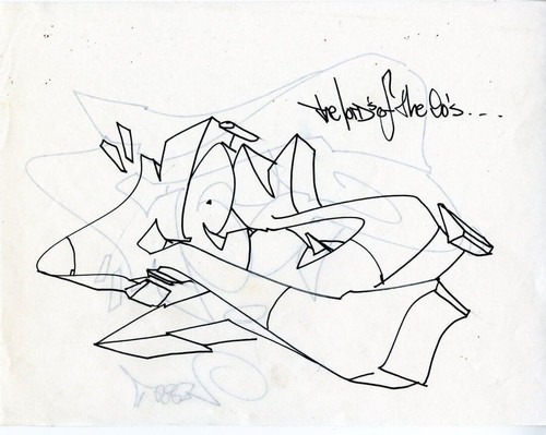 Ces graffiti 1998 sketch both - graffiti,