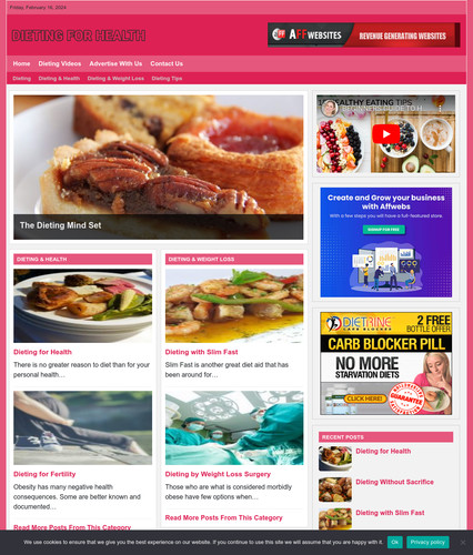 Dieting for health - for,