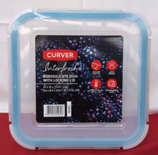 CURVER Glass Airtight Container - with Clip Lock - Easy Storage & Keeps