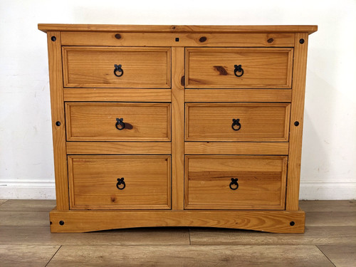 Chest drawers classic pine - of,