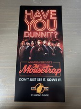 Agatha Christie's THE MOUSETRAP 2025 London St Martin's Theatre Flyer / Handbill