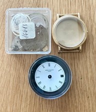 A genuine 18k Patek Philippe 3802/200 Calatrava automatic watch for parts