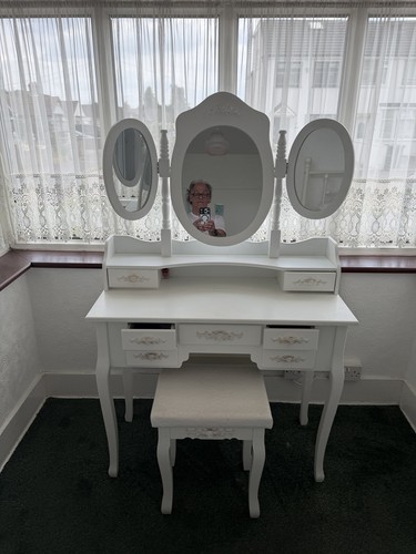 Vanity dressing table with - table,