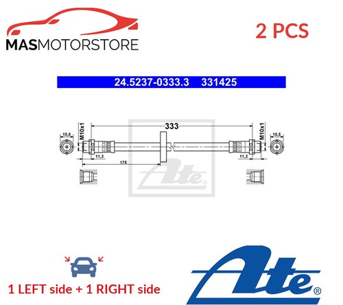 Brake hose line - pipe, ate
