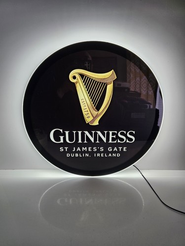 Guiness illuminated wall - illuminated,