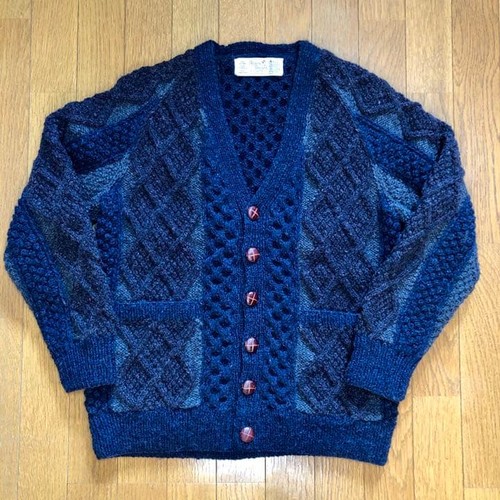 Inverallan aran knit cardigan - knit,