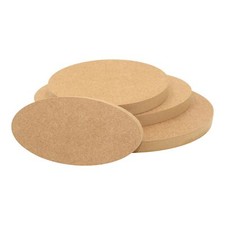Wooden MDF Oval Plaque Square