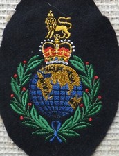 A Royal Marines Blazer Badge