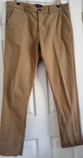 Men's Cargo Trousers Beige Redherring Debenhams waist Size 36 L33in
