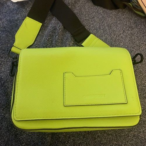 Zara lime yellow crossbody bag - lime,