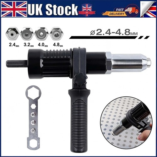Rivet nut drill adapter - rivet,