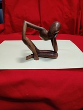 Abstract Wooden Thinking Man