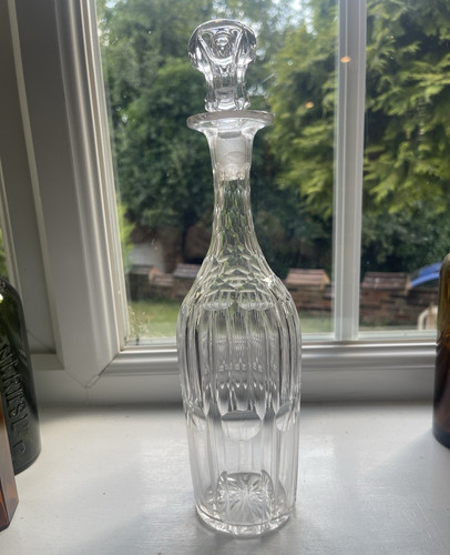 Antique cut glass - cut,
