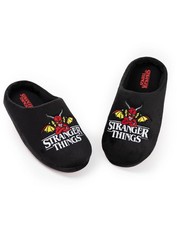 Stranger Things Black Logo Mule Slippers Unisex Kids