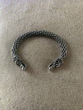 Viking Norse Horse Head Torque Bangle