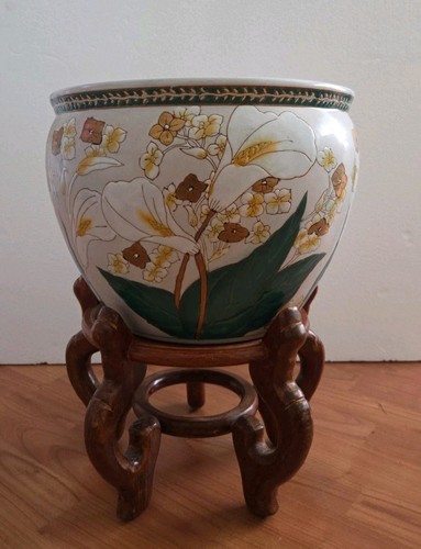 Vintage chinese porcelain fish - vintage,