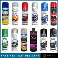 SPRAY PAINT AEROSOL AUTO CAR VAN BIKE MATT GLOSS FOR METALLIC WOOD ALL PURPOSE 
