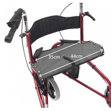 Tri walker with seat