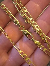 18k Marked Gold Filled Figaro