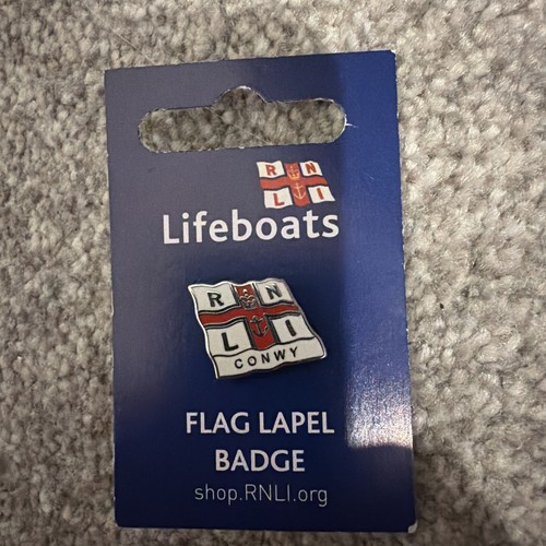 Conwy rnli lifeboat lapel - -,