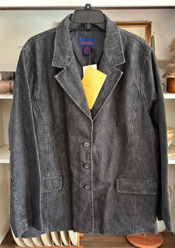 New qvc black stonewash - new, denim