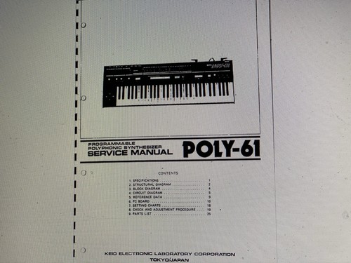 Korg poly synthesizer - 61,