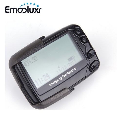 Pager emergency text receiver - emergency,