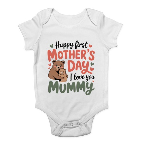 Happy first mother day - first, mother's