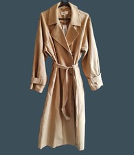 Marks & Spencer Camel Mackintosh Raincoat  (Size 16)