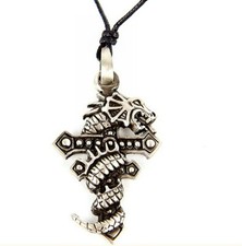 PEWTER DRAGON PENDANT (D)