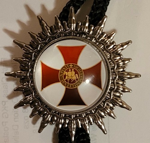 Knights templar bolo necklace - knights,