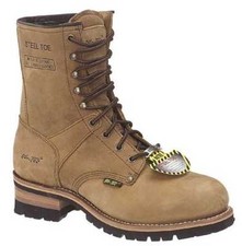 AdTec Men's 9" Logger Steel