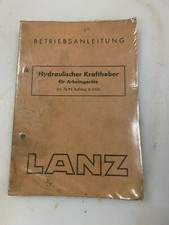 Lanz Bulldog tractor hydraulic