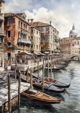 Romantic Venice Watercolour