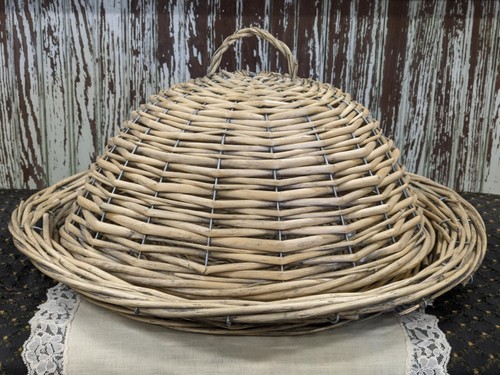 Vintage wicker basket large - vintage,