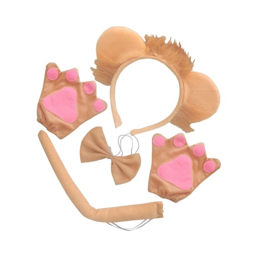 Lion tail ears costume - tail,
