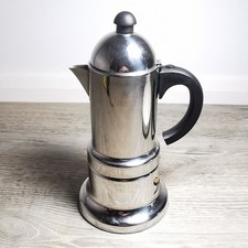 Vintage Kontessa Stainless Steel Stovetop Espresso Coffee Moka Maker