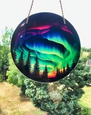 Northern lights hanging window - hanging,