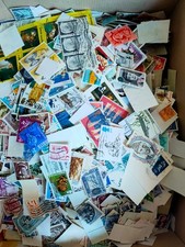 Worldwide Collection 1900s Mint and Used Stamps in box, Weight over 1kg, Mixed C