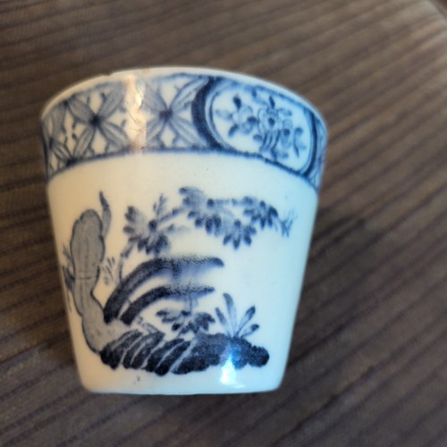 Antique egg cup blue and - antique,