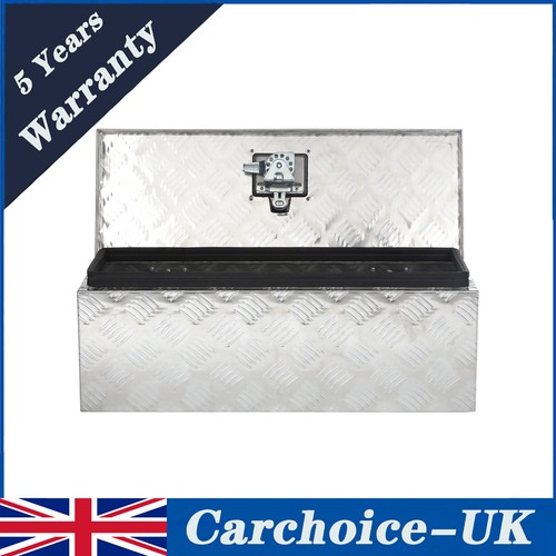 Aluminium lockable tool chest - aluminium,