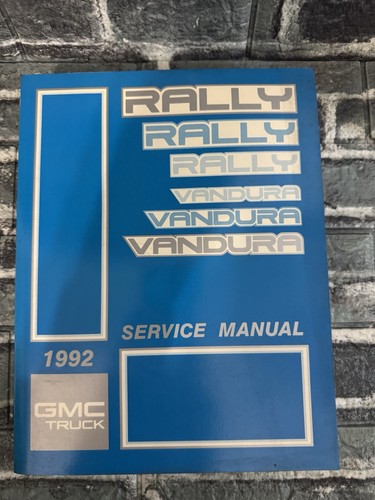 1992 gmc rally vandura - 1992,